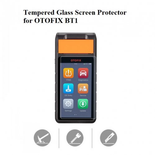 Tempered Glass Screen Protector for OTOFIX BT1 Battery Tester